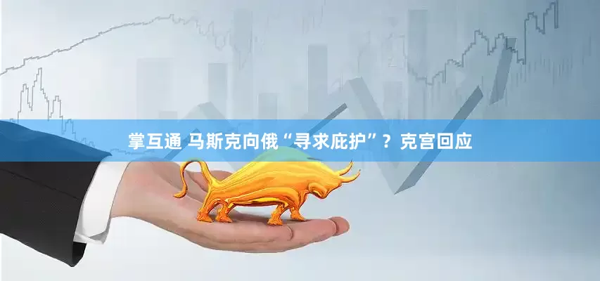 掌互通 马斯克向俄“寻求庇护”？克宫回应